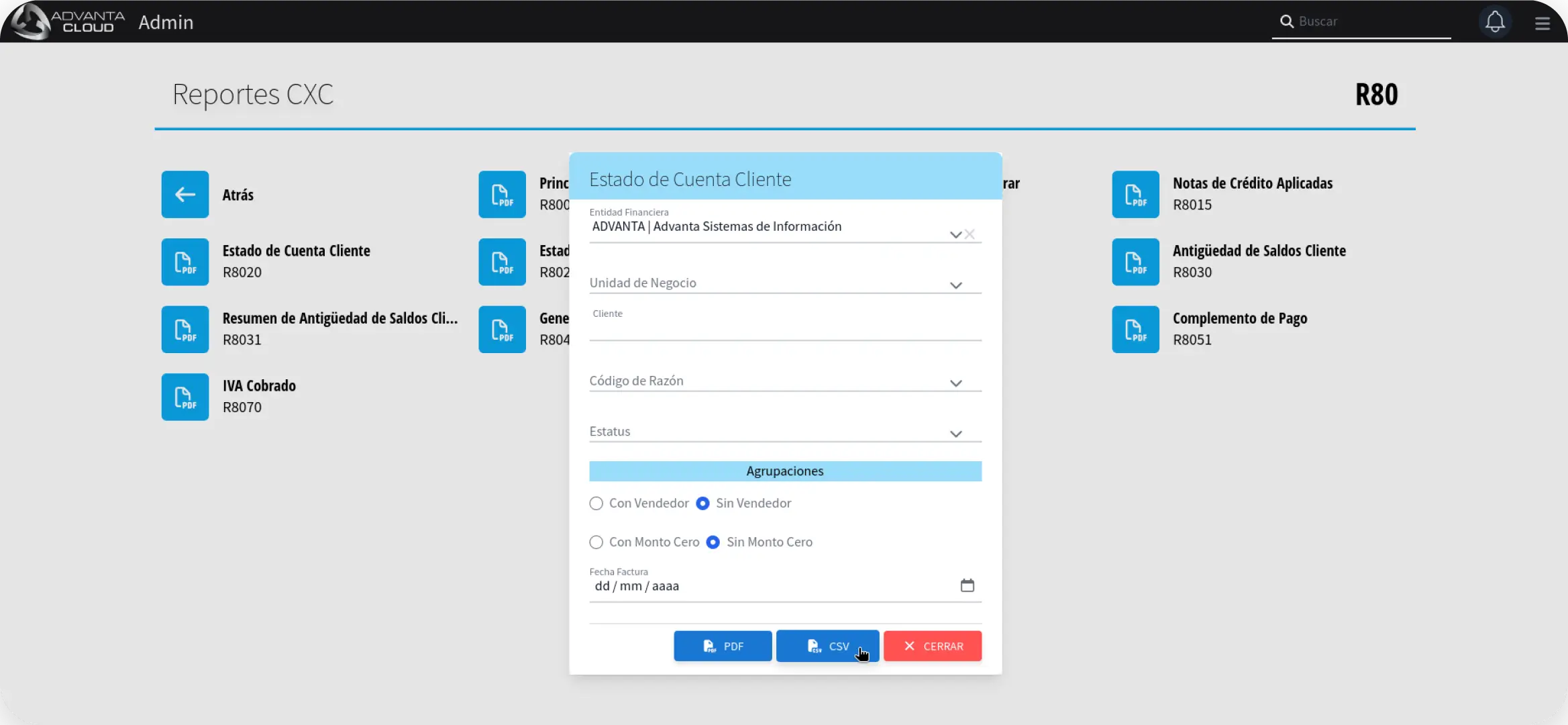 Planes y precios ERP en la nube - AdvantaCloud