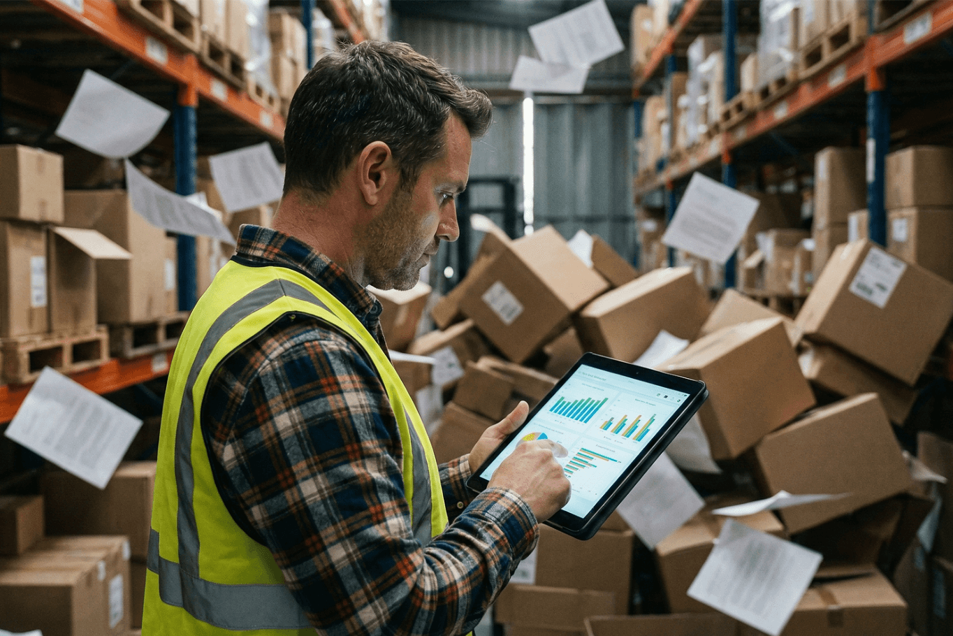 5 señales de que tu almacén ya no puede vivir en Excel en 2026